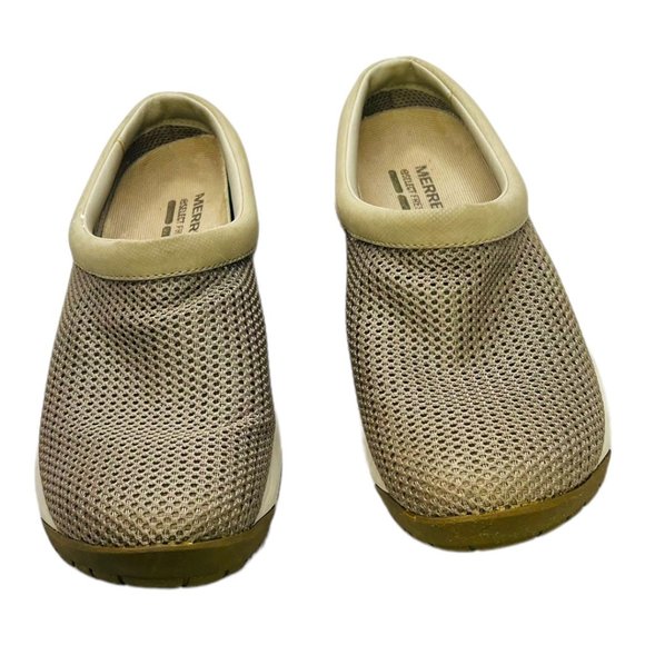 Merrell Encore Women's Slip On Mules Silver Birch Size 8 EUC - Picture 3 of 9